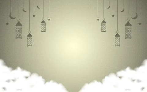 Ramadan Background with Islamic ornaments, Suitable for Muslim greeting car.. Stock Illustration