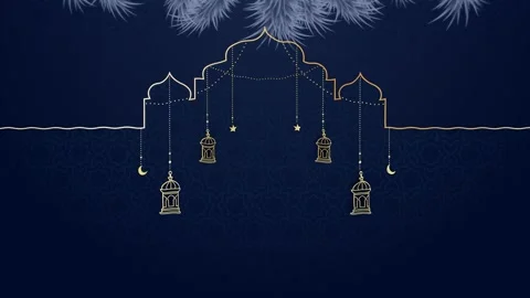 Ramadan Background Loop 4k Video stock 341883823