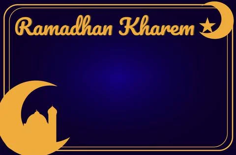 Ramadan Background Vector Stock Illustration