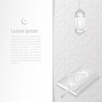 Ramadan backgrounds vector with Arabic pattern 库存插图