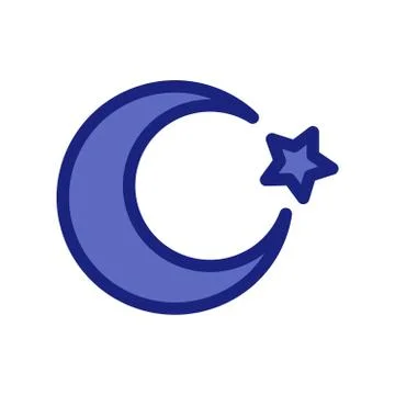 Ramadan Calligraphy Vector Flat Icons. Editable Stroke and color. Stock Illustration