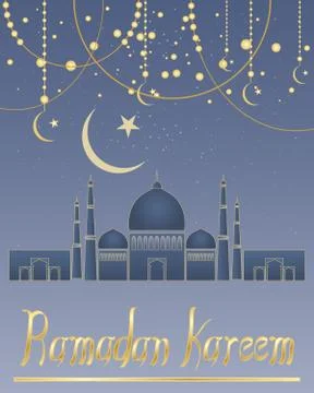 Ramadan card Stock Illustration
