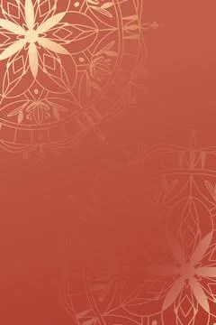 Ramadan celebration with decorative patterns on a red background during evening Stock Illustration