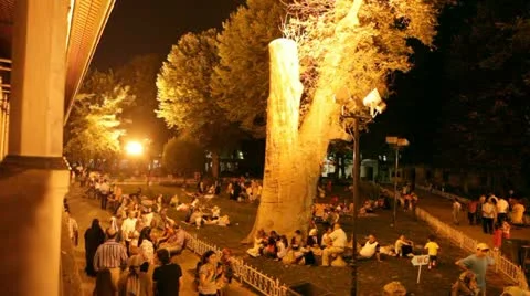 Ramadan celebrations Stock Footage