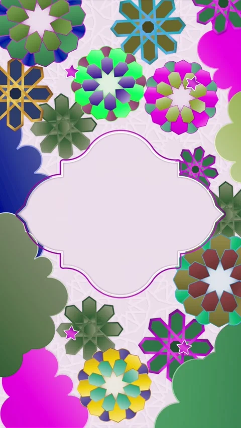 Ramadan Color Background Stock Footage 299528825