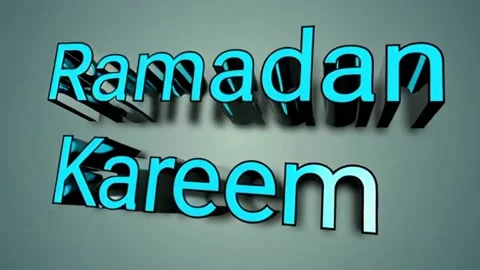 Ramadan concept with words  Stock-Footage 327422547