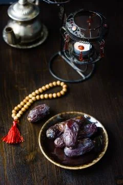 Ramadan dates for iftar opening Stock Photos