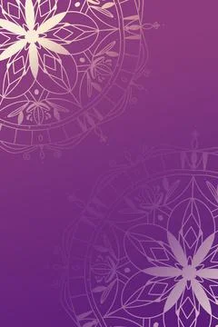 Ramadan design with patterns on purple background for festive celebration and Stock Illustration
