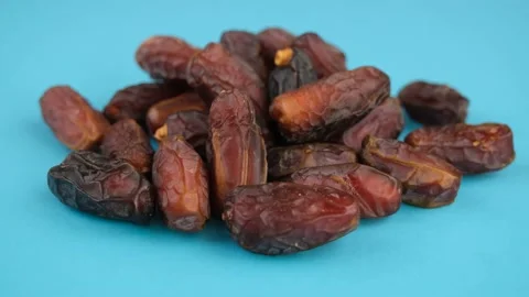 Ramadan fresh date rotating Stock Footage 236146609