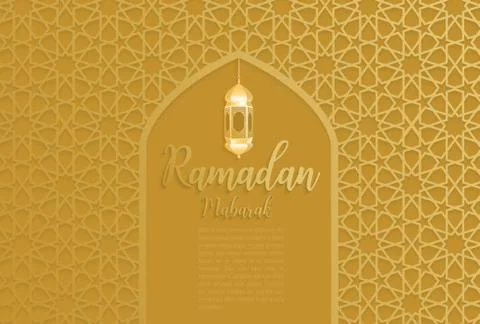 Ramadan gold backgrounds vector,Ramadan Mubarak 库存插图