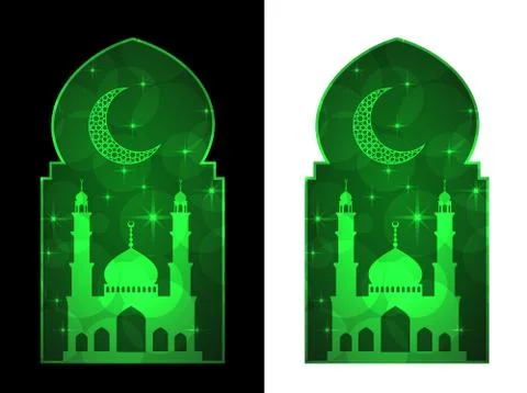 Ramadan greating card Stock Illustration