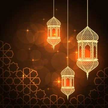 Ramadan greeting card Illustrazione stock