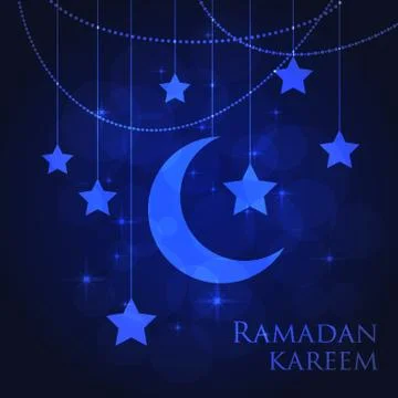 Ramadan greeting card Illustrazione stock