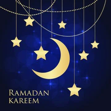 Ramadan greeting card Stock Illustration