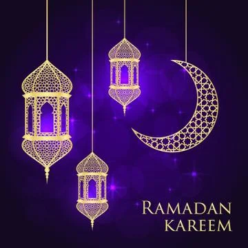 Ramadan greeting card Stock Illustration