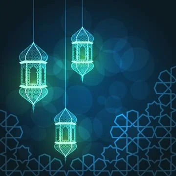 Ramadan greeting card Stock Illustration