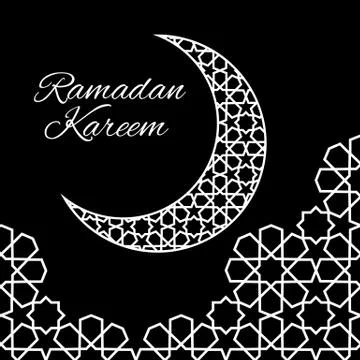 Ramadan greeting card Stock Illustration
