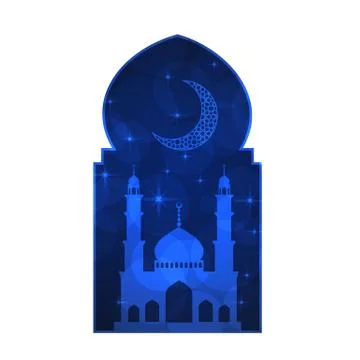 Ramadan greeting card Stock Illustration