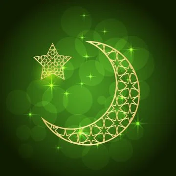 Ramadan greeting card Stock Illustration