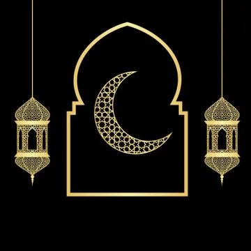 Ramadan greeting card Stock Illustration