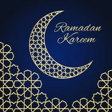 Ramadan greeting card Stock Illustration