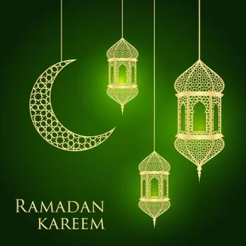 Ramadan greeting card Stock Illustration