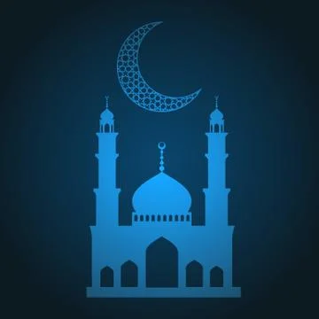 Ramadan greeting card Stock Illustration