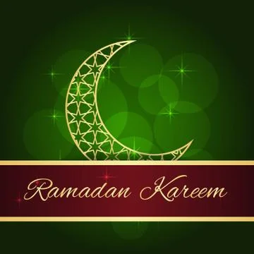 Ramadan greeting card Stock Illustration