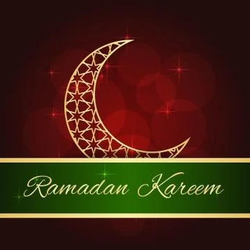 Ramadan greeting card Stock Illustration