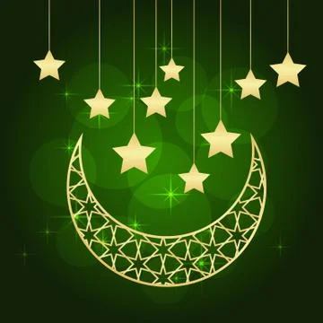 Ramadan greeting card Stock Illustration