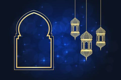 Ramadan greeting card Stock Illustration