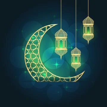 Ramadan greeting card Stock-Illustration