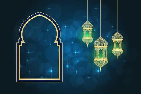 Ramadan greeting card Stock-Illustration