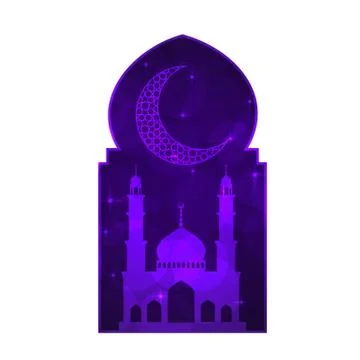 Ramadan greeting card Stock Illustration
