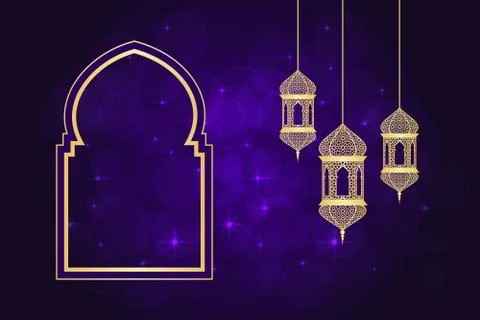 Ramadan greeting card Stock Illustration
