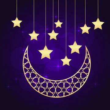 Ramadan greeting card Stock Illustration