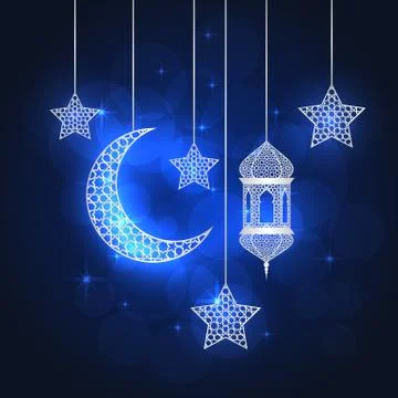 Ramadan greeting card Stock Illustration