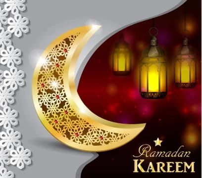 Ramadan greeting card Stock-Illustration