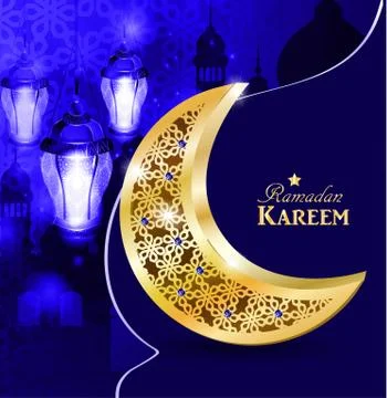 Ramadan greeting card Stock Illustration