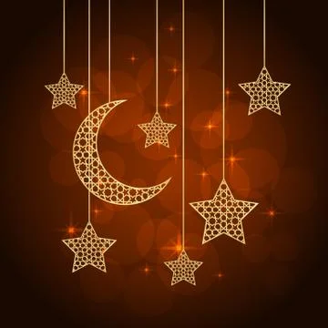 Ramadan greeting card Stock Illustration