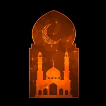 Ramadan greeting card Stock Illustration