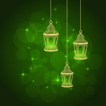 Ramadan greeting card Stock Illustration