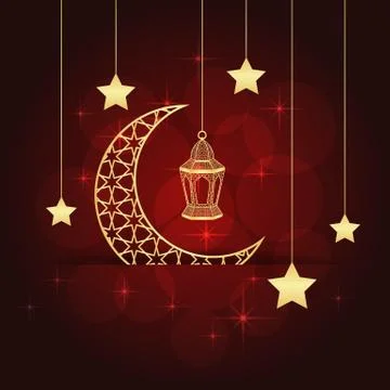 Ramadan greeting card Stock Illustration
