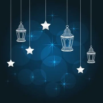 Ramadan greeting card Stock Illustration