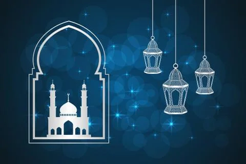 Ramadan greeting card Stock-Illustration