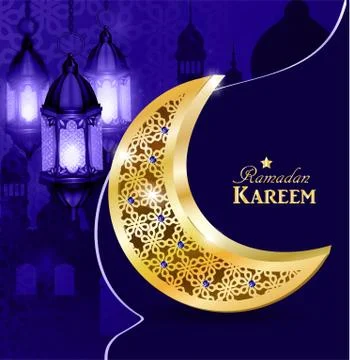 Ramadan greeting card Stock Illustration