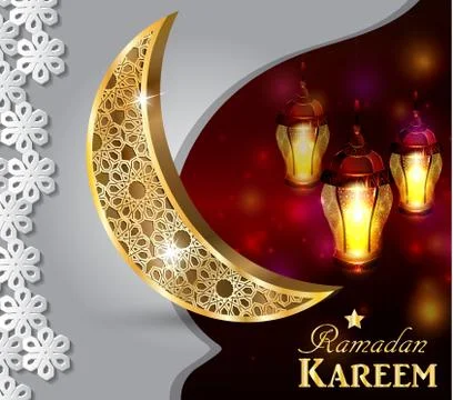 Ramadan greeting card Stock-Illustration