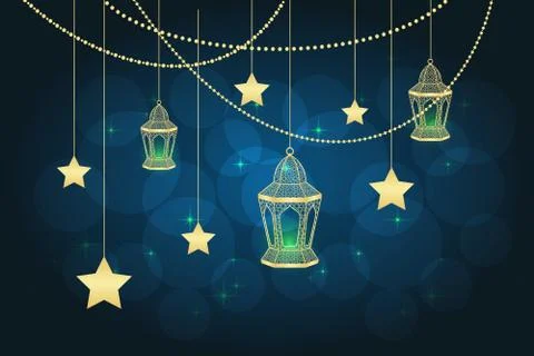 Ramadan greeting card Stock Illustration