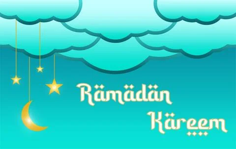 Ramadan greeting card Stock Illustration