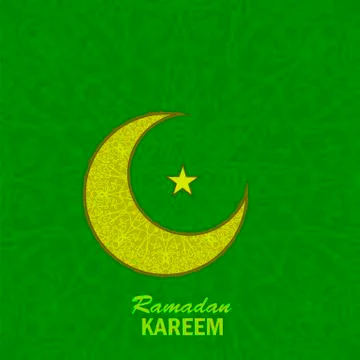 Ramadan Greetings Background. Stock Illustration